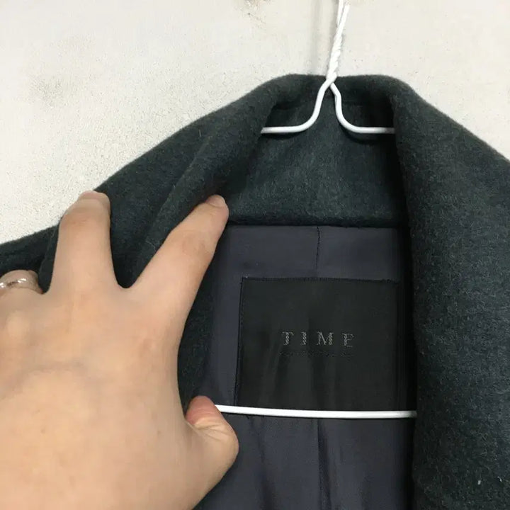 [BUNJANG] TIME Homme Cashmere Wool Coat / TIME 타임 옴므 캐시미어 울 코트 110