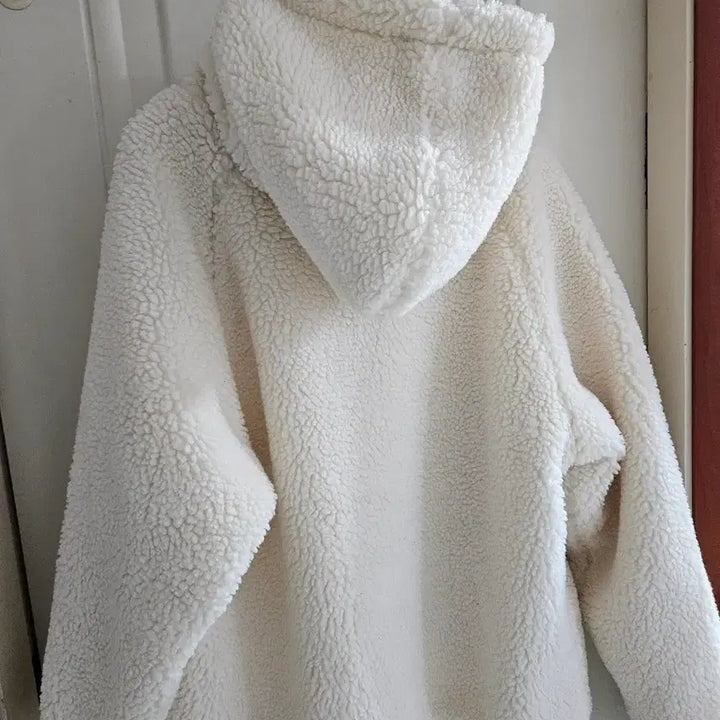 [BUNJANG] Fleece Lined Hooded Jacket / 후드 코트 패딩 양모 뽀글이 후리스자켓