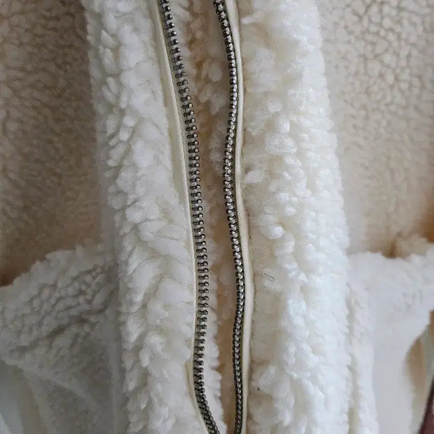 [BUNJANG] Fleece Lined Hooded Jacket / 후드 코트 패딩 양모 뽀글이 후리스자켓