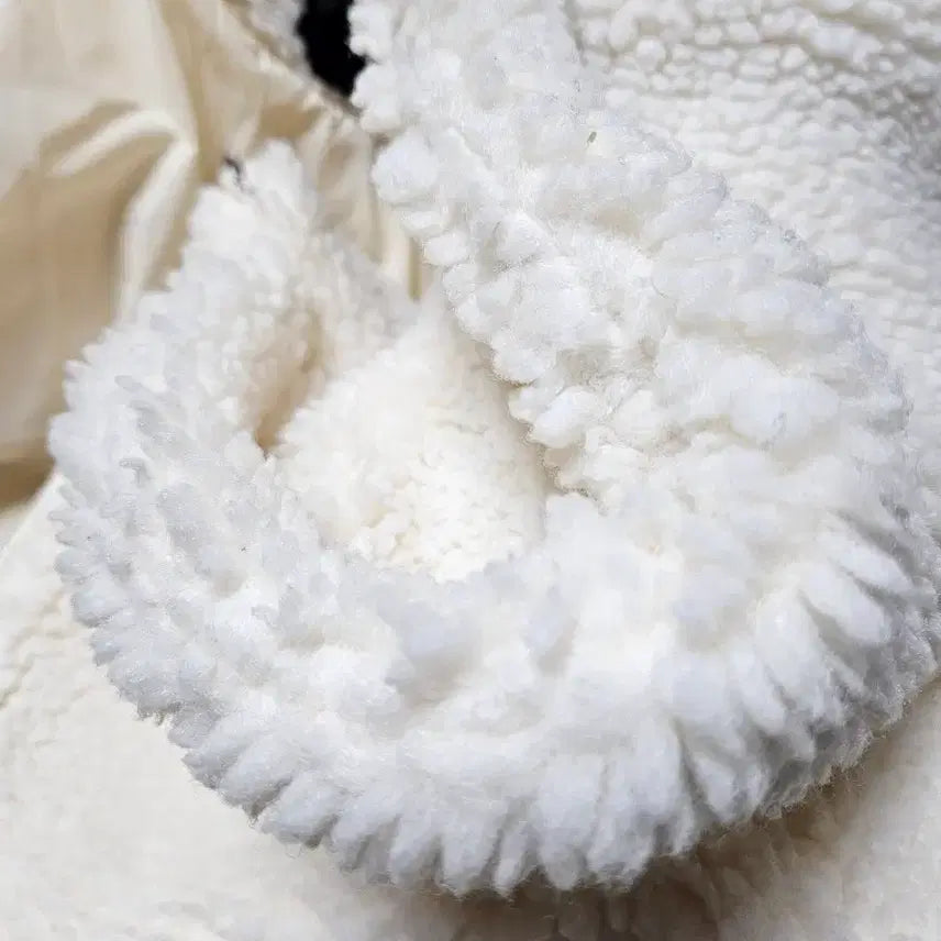 [BUNJANG] Fleece Lined Hooded Jacket / 후드 코트 패딩 양모 뽀글이 후리스자켓