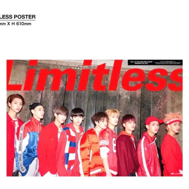 [BUNJANG] NCT 127 Limitless Poster / NCT 127 Limitless 엔시티 무한적아 예판 포스터