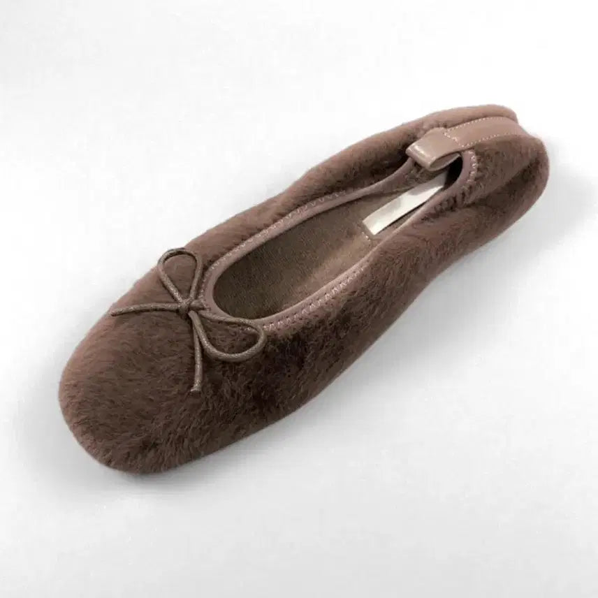 [SOLD OUT] 더베를린 퍼 발레리나 슈즈