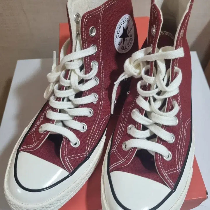 [BUNJANG] Converse Chuck 70 Park Red Sneakers / 컨버스 척 70 파크 레드 250사이즈