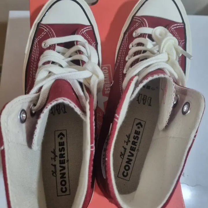 [BUNJANG] Converse Chuck 70 Park Red Sneakers / 컨버스 척 70 파크 레드 250사이즈