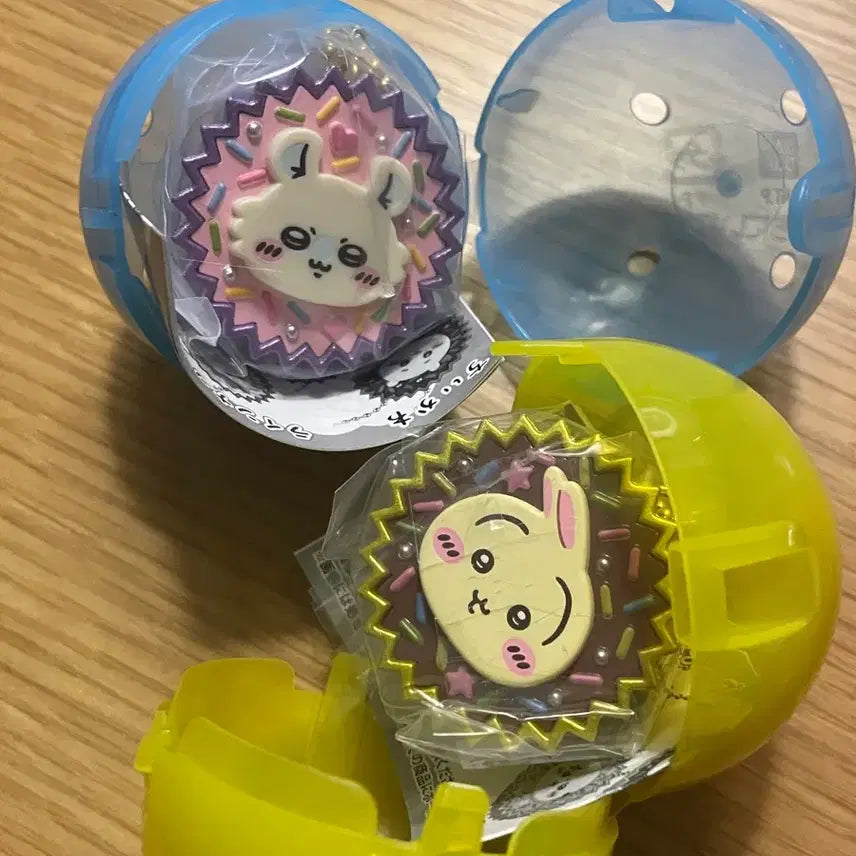 [BUNJANG] Chiikawa Handmade Snack Charm Choco Keyring Usagi Momonga / 반다이 치이카와 먼작귀 수제간식참 초코 키링 우사기 모몽가