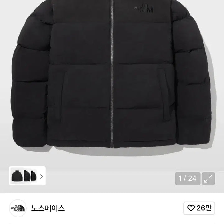 [BUNJANG] The North Face Super Flex Nuptse Down Jacket - Real Black / 노스페이스 슈퍼플렉스 눕시 다운 자켓 REAL BLACK NJ1DQ79F