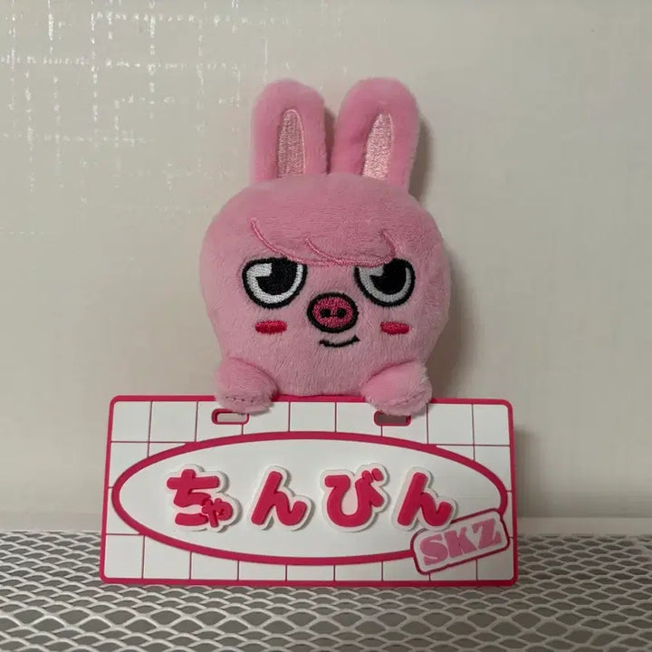 [BUNJANG] SKZOO Pig Rabbit Name Bag Charm / 스키주 네임 백참 | skzoo 일본 팝업 돼끼