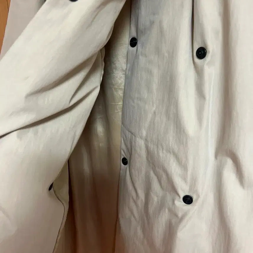 [BUNJANG] Calvin Klein Women's Padded Jacket Beige / 캘빈클라인 여성 패딩 M 베이지