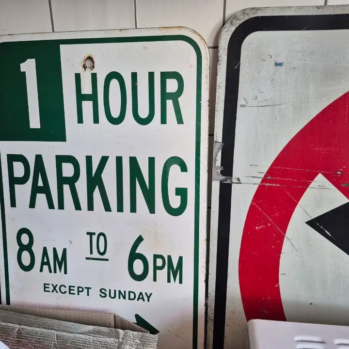 [BUNJANG] 미국 콜렉션한 주물 오리지널 USA, LA 주차 Parking Sign / 미국 콜렉션한 주물 오리지널 USA, LA 주차 Parking Sign