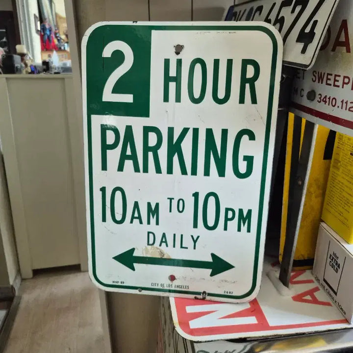 [BUNJANG] 미국 콜렉션한 주물 오리지널 USA, LA 주차 Parking Sign / 미국 콜렉션한 주물 오리지널 USA, LA 주차 Parking Sign