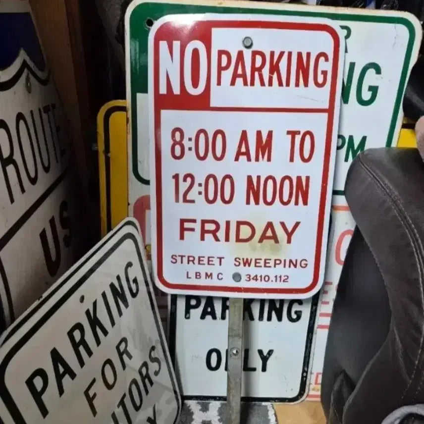[BUNJANG] 미국 콜렉션한 주물 오리지널 USA, LA 주차 Parking Sign / 미국 콜렉션한 주물 오리지널 USA, LA 주차 Parking Sign