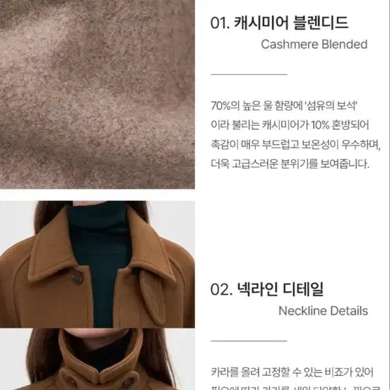 [BUNJANG] 210edit Black Cashmere Blend Balmacaan Coat / 검정색 캐시미어 블렌드 발마칸 코트(한 번 착용) 90사이즈