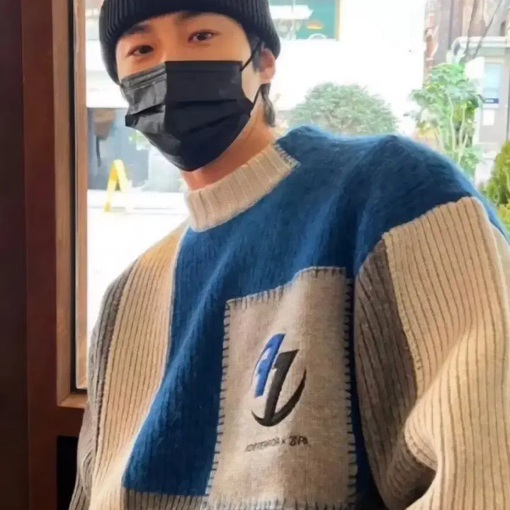 [BUNJANG] ADER Error Patchwork Knit / 아더에러 패치워크 니트