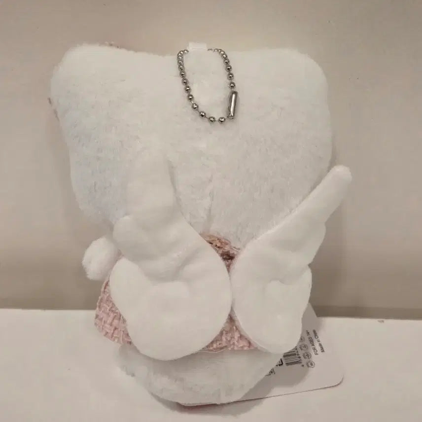 [BUNJANG] Hello Kitty Pink Tweed Doll Keyring / 헬로 키티 핑크 트위드 인형 키링