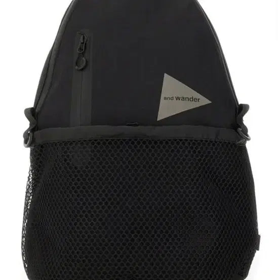 [BUNJANG] And Wander 20L Day Pack Logo Printed Black Backpack / 앤드원더 20L 데이팩 로고 프린트 블랙 백팩 pe/co