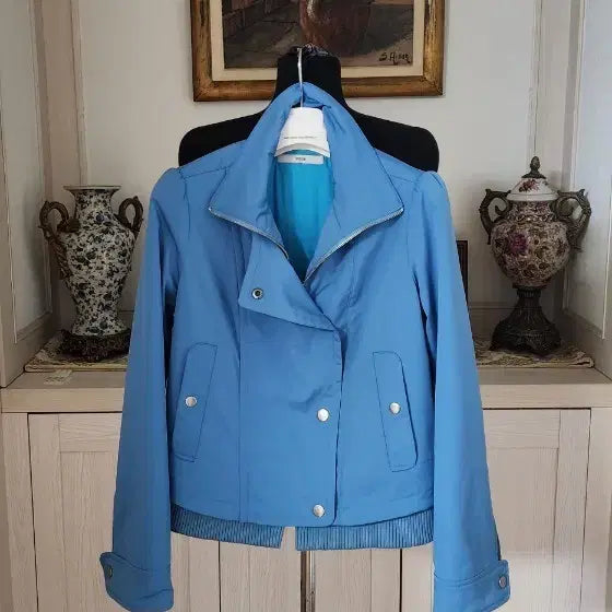 [BUNJANG] System Blue Bomber Jacket / 시스템  블루 봄버자겟