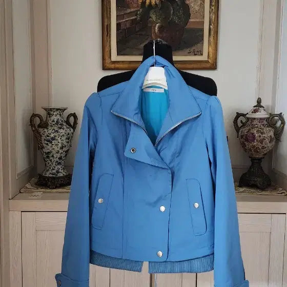 [BUNJANG] System Blue Bomber Jacket / 시스템  블루 봄버자겟