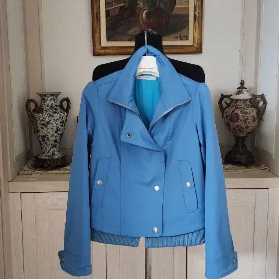 [BUNJANG] System Blue Bomber Jacket / 시스템  블루 봄버자겟