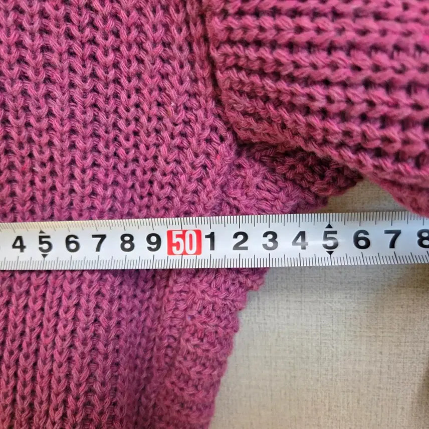 [BUNJANG] Women's Cable Knit V-Neck Sweater / 여성 꽈배기 니트 브이넥 스웨터 F