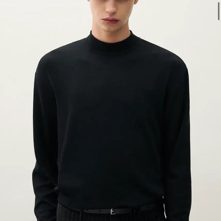 [BUNJANG] Drewfit Mock Neck T-shirt Black XL / [새상품] [서강준 착용] 드로우핏 모크넥 티셔츠 블랙 XL 새상품