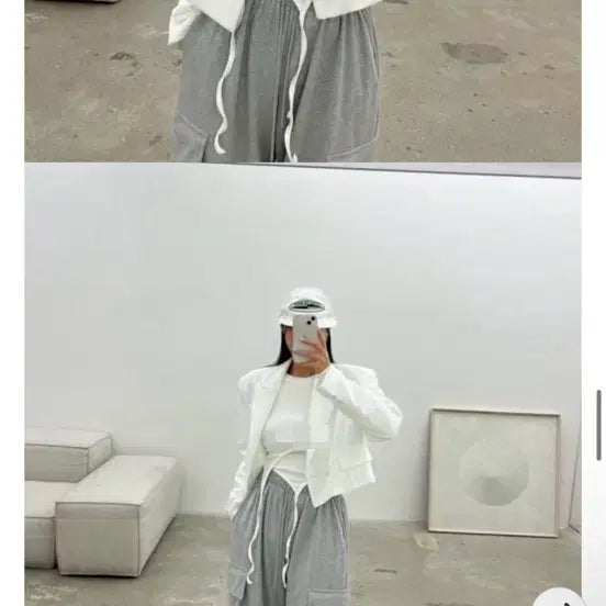 [BUNJANG] Adel Minimal Oversized Cropped Jacket / 아델 미니멀 오버크롭자켓