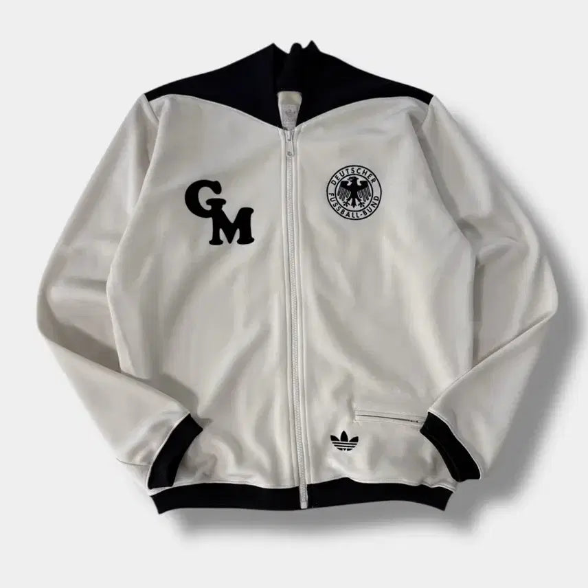 [BUNJANG] Adidas 00s Germany Gerd Muller Firebird Track Jacket / 아디다스 00s 독일 흰 검 게르트 뮐러 파이어버드 트랙 져지