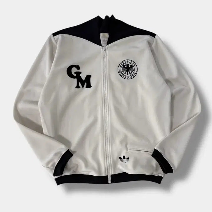 [BUNJANG] Adidas 00s Germany Gerd Muller Firebird Track Jacket / 아디다스 00s 독일 흰 검 게르트 뮐러 파이어버드 트랙 져지