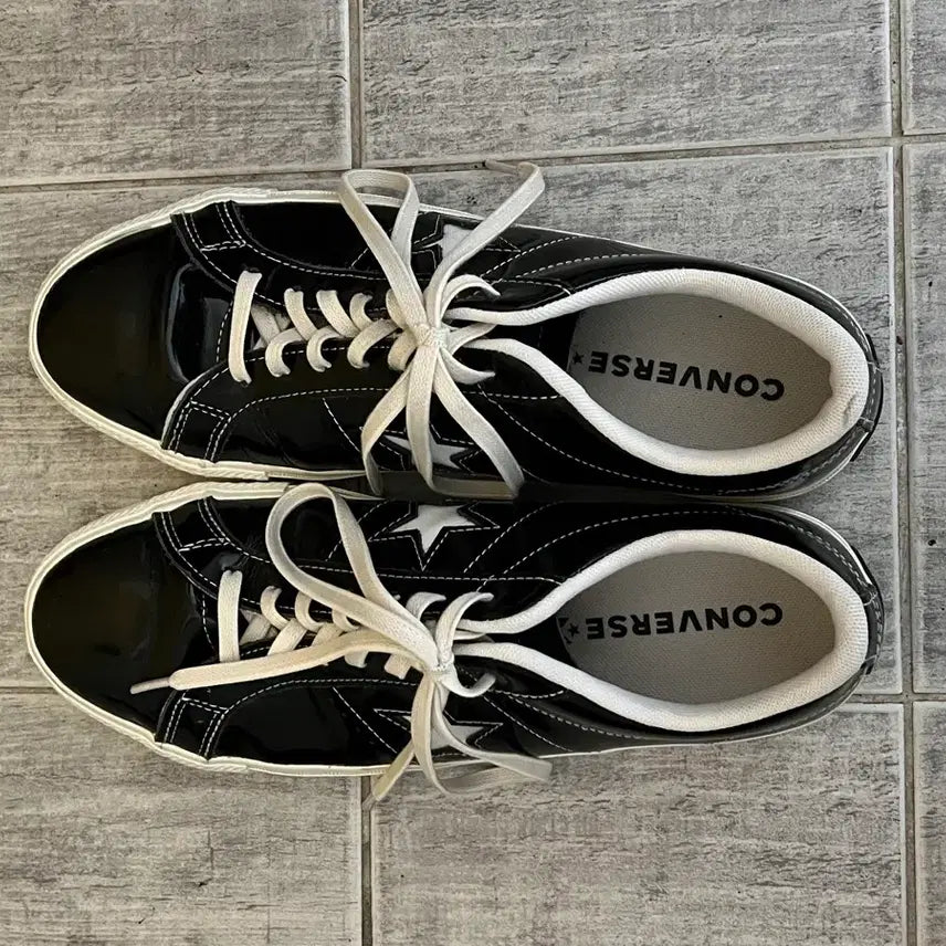 [BUNJANG] Converse One Star Hanbyeol Low Black Sneakers / 컨버스 원스타 한별 로우 블랙 290