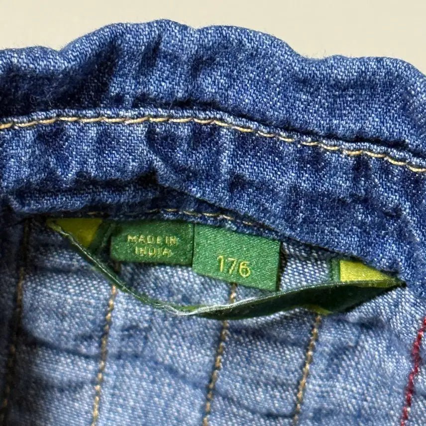 [BUNJANG] O'Lilly Patch Denim Dress / 오일릴리 패치 데님 원피스 176