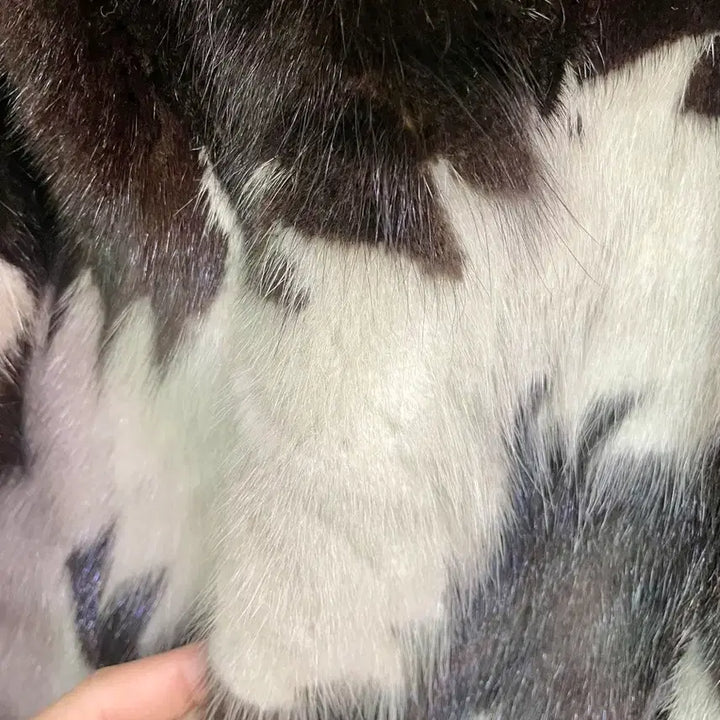 [BUNJANG] Horizontal Shawl Collar Mink Jacket / 호리젠탈 숄카라 밍크자켓