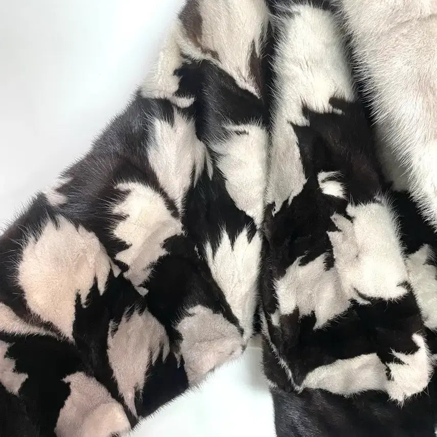 [BUNJANG] Horizontal Shawl Collar Mink Jacket / 호리젠탈 숄카라 밍크자켓