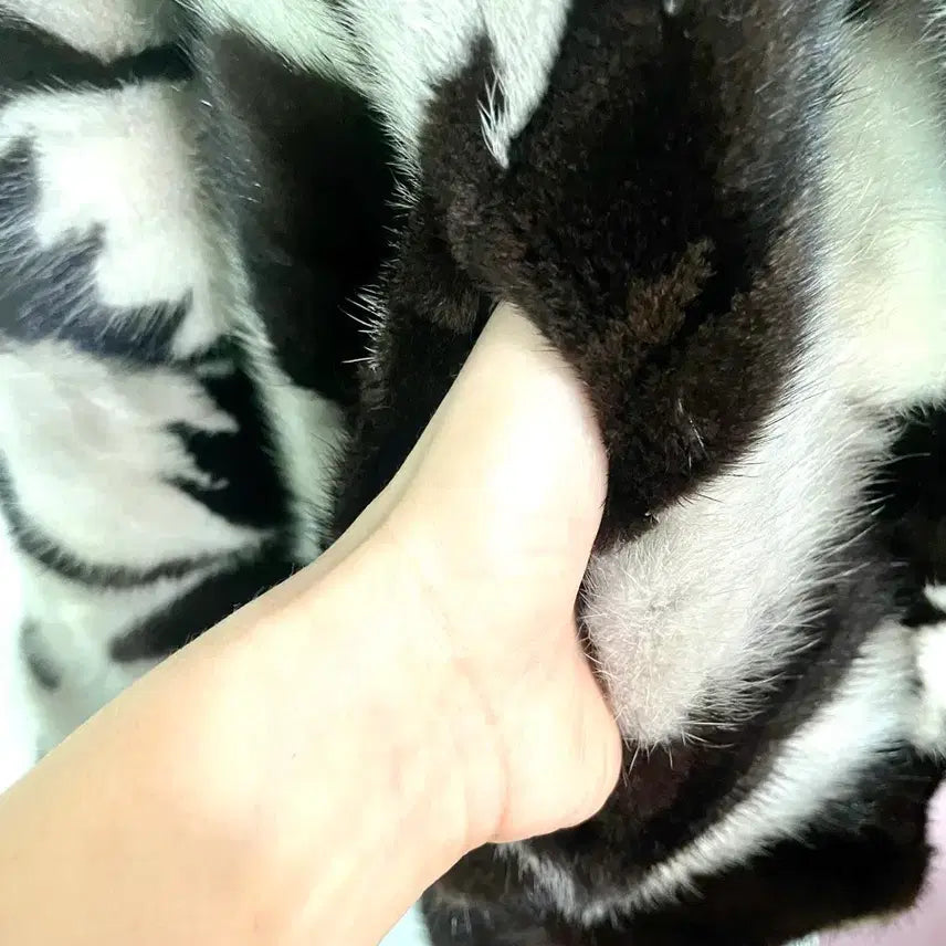 [BUNJANG] Horizontal Shawl Collar Mink Jacket / 호리젠탈 숄카라 밍크자켓