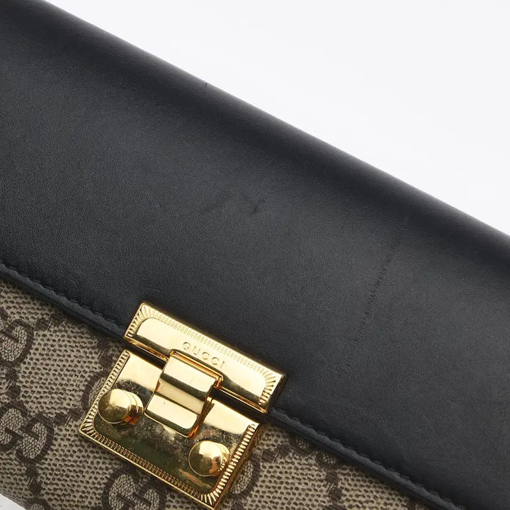 [BUNJANG] Gucci Padlock Chain Wallet / 구찌 패들락 체인 장지갑