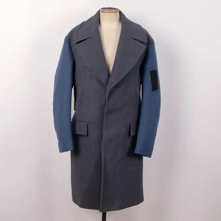 [BUNJANG] Solid Homme Wooyoungmi Cashmere Blend Wool Coat (Size 100) / 솔리드옴므 우영미 캐시미어혼방 모직코트 100