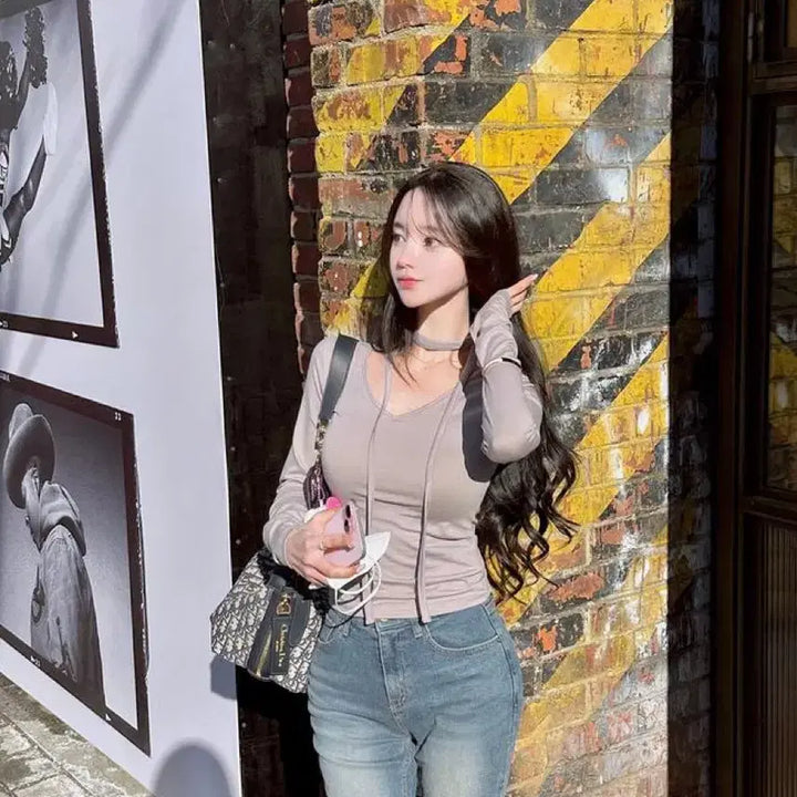 [BUNJANG] Mayoon 4-Neck Modal T-shirt / 메이윤 25ver. [자체제작] 4넥 만능 모달 티셔츠