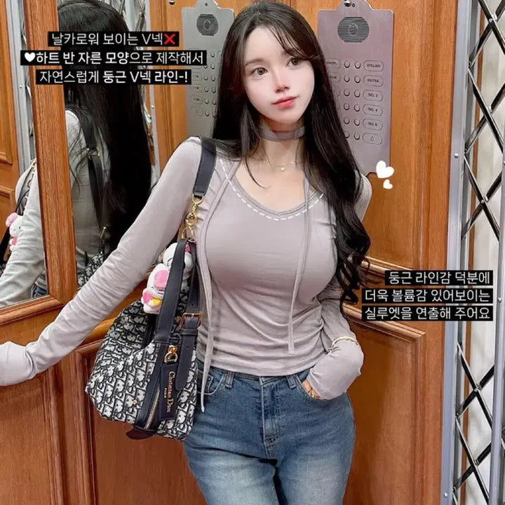 [BUNJANG] Mayoon 4-Neck Modal T-shirt / 메이윤 25ver. [자체제작] 4넥 만능 모달 티셔츠