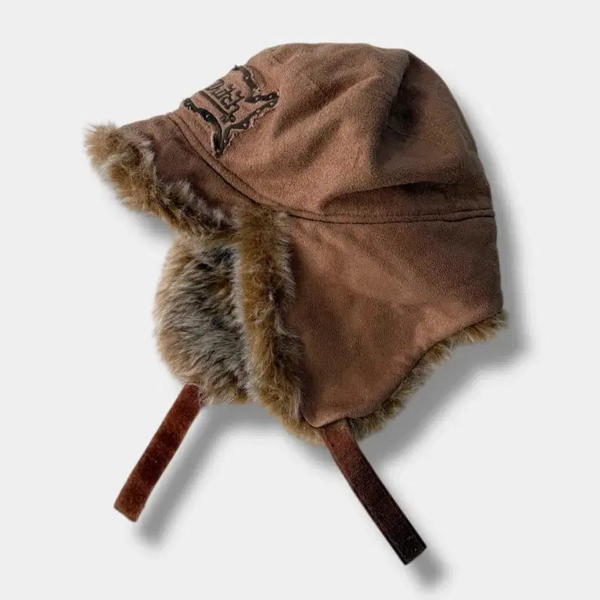 [BUNJANG] Von Dutch 00s Suede Ear Flap Cap / 본더치 00s 스웨이드 이어플랩 캡
