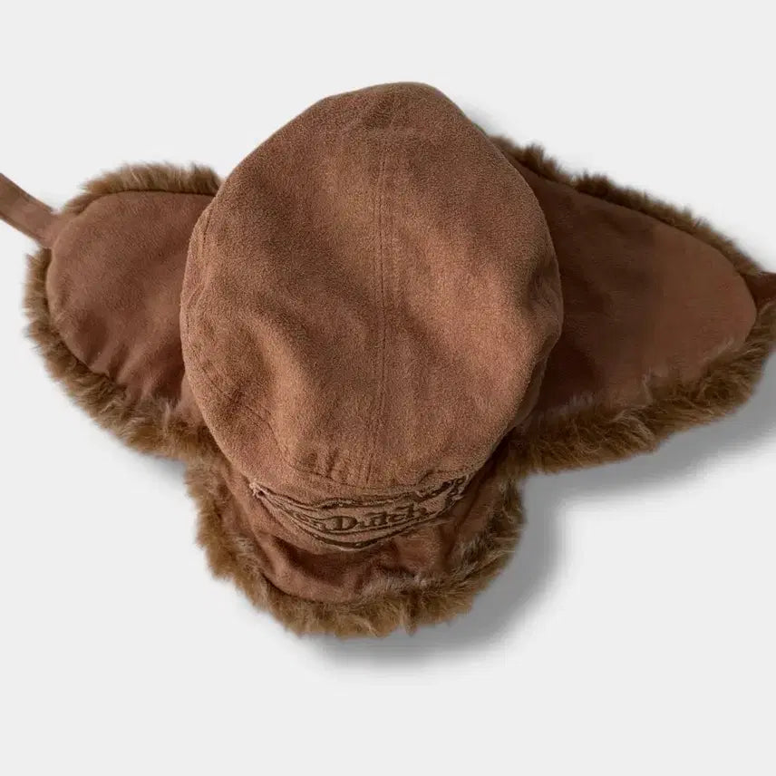 [BUNJANG] Von Dutch 00s Suede Ear Flap Cap / 본더치 00s 스웨이드 이어플랩 캡