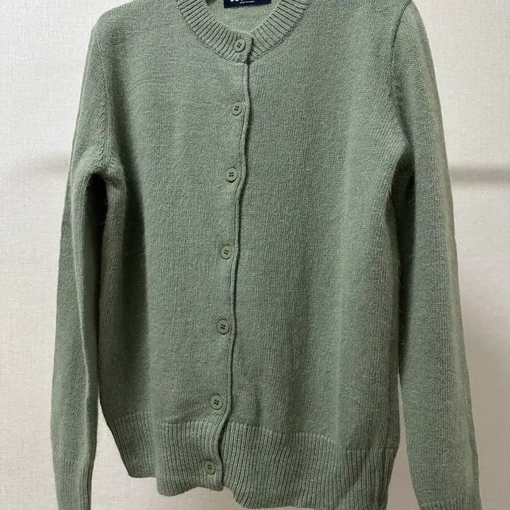 [BUNJANG] Mint Green Round Cardigan / (새상품) 톤다운된 민트색상 라운드 가디건