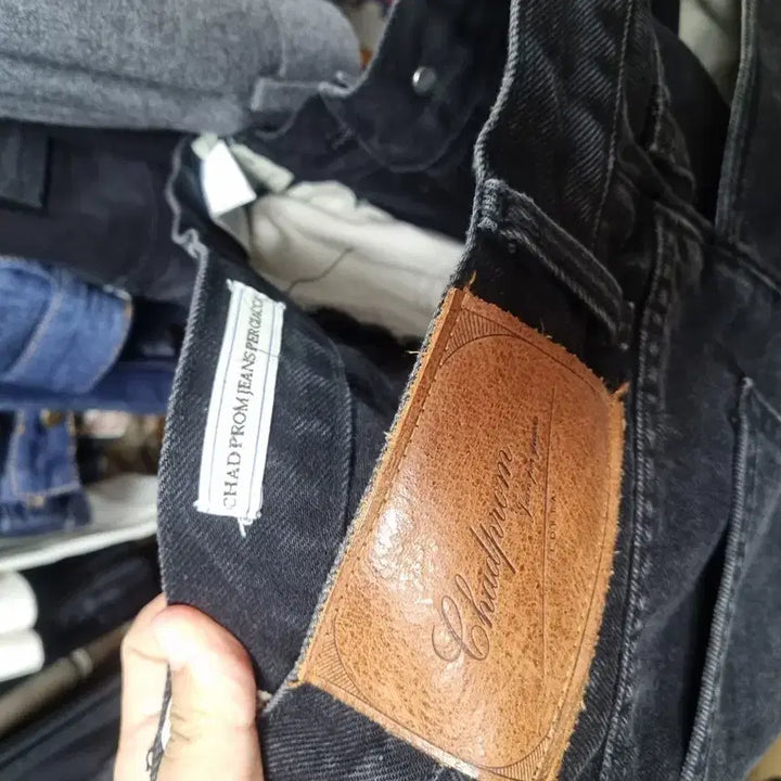 [BUNJANG] Chad Prom Dritto Black Denim Jeans / 채드프롬 드리또 3size