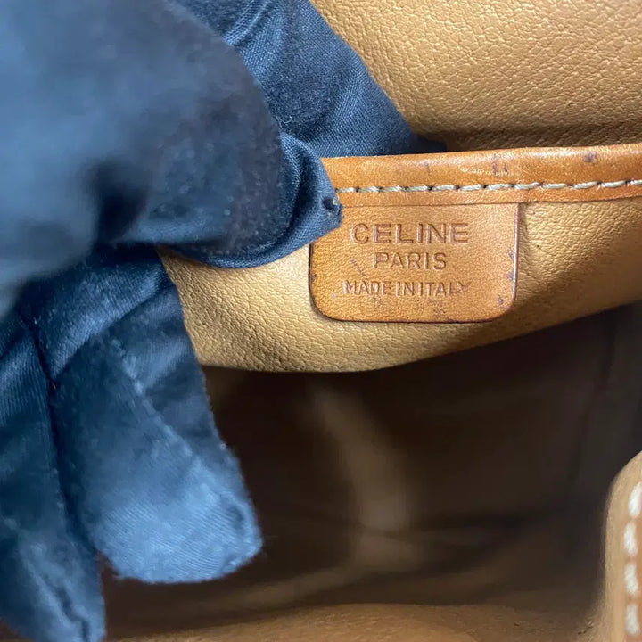 [BUNJANG] CELINE Macadam Mini Backpack / CELINE / 빈티지 셀린느 브라운 마카담 블라종 미니 백팩