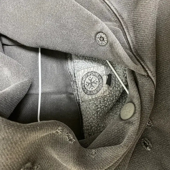 [BUNJANG] Punchdrunk Partys Charcoal Hoody / 펀치드렁크파티즈 결속 후드티 차콜 1사이즈