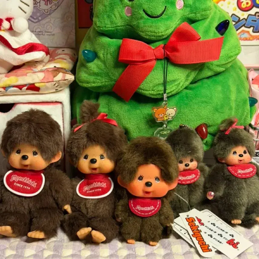 [BUNJANG] Monchhichi Doll Keyring / 일본 몬치치 인형키링 정품 새상품