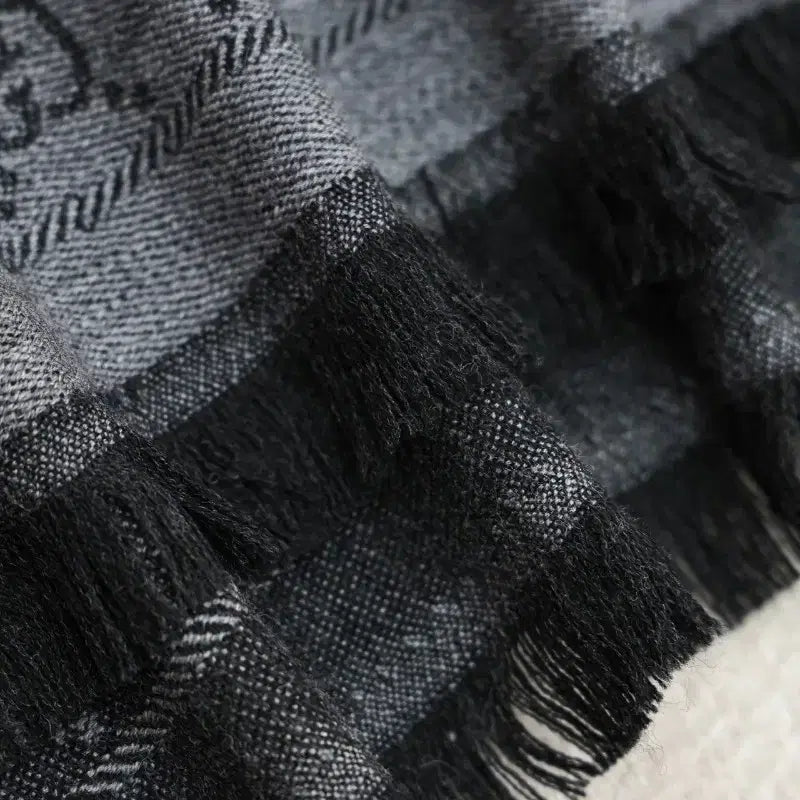 [BUNJANG] 구찌 GG 패턴 머플러 블랙 / 구찌 GG 패턴 머플러 블랙