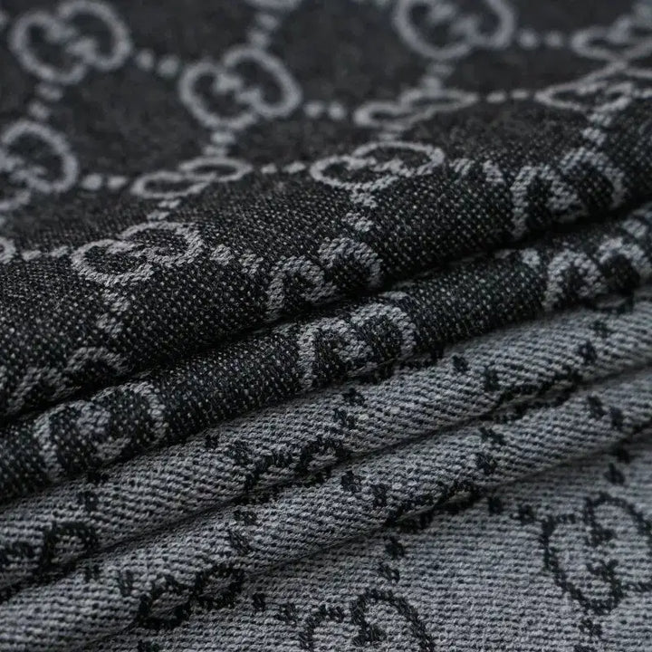 [BUNJANG] 구찌 GG 패턴 머플러 블랙 / 구찌 GG 패턴 머플러 블랙