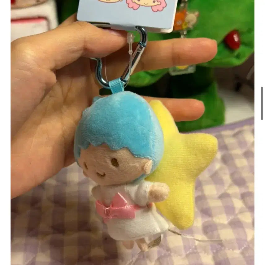 [BUNJANG] Sanrio Kiki & Lala Keyring / 산리오 리틀트윈스타 키키라라 인형 키링 새상품