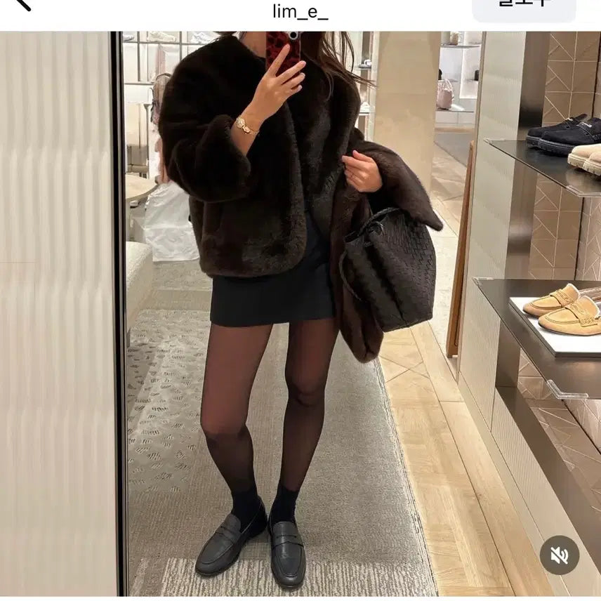 [SOLD OUT] 마이림 플러피 루쏘 가디건 jk 브라운