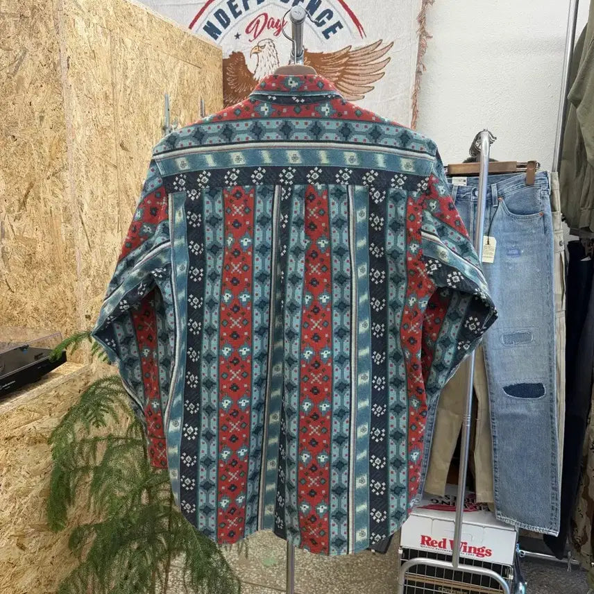 [BUNJANG] Woolrich Navajo Flannel Shirt / 울리치 나바호 플란넬 셔츠