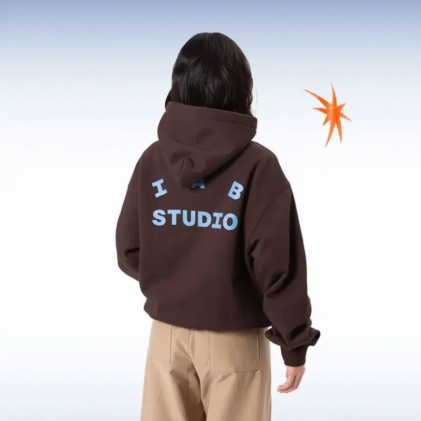 [SOLD OUT] [XXL(2XL/100)] 아이앱스튜디오 레드홀스 후디 브라운 기모후드티