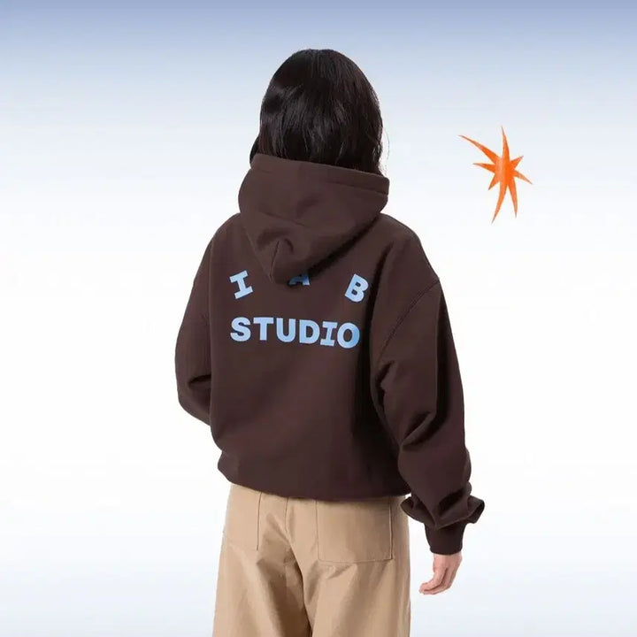 [SOLD OUT] [XXL(2XL/100)] 아이앱스튜디오 레드홀스 후디 브라운 기모후드티